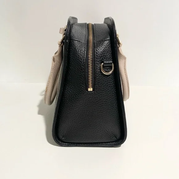 Kate Spade Sawyer Henderson Street Black Satchel Crossbody Bow cons - Picture 4 of 14